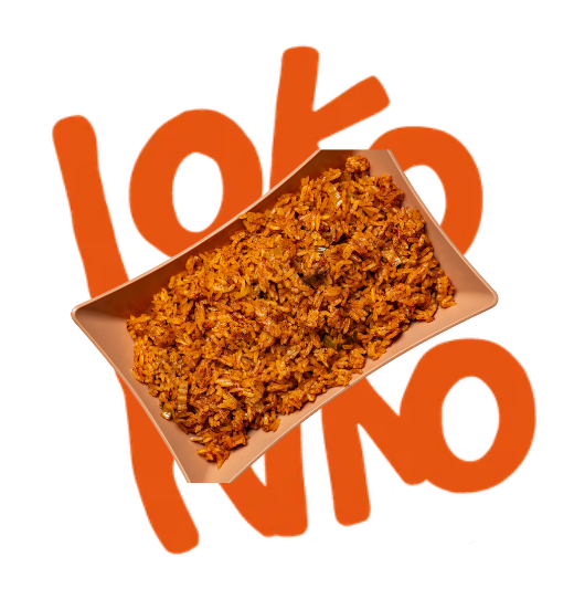 Bol de riz rouge